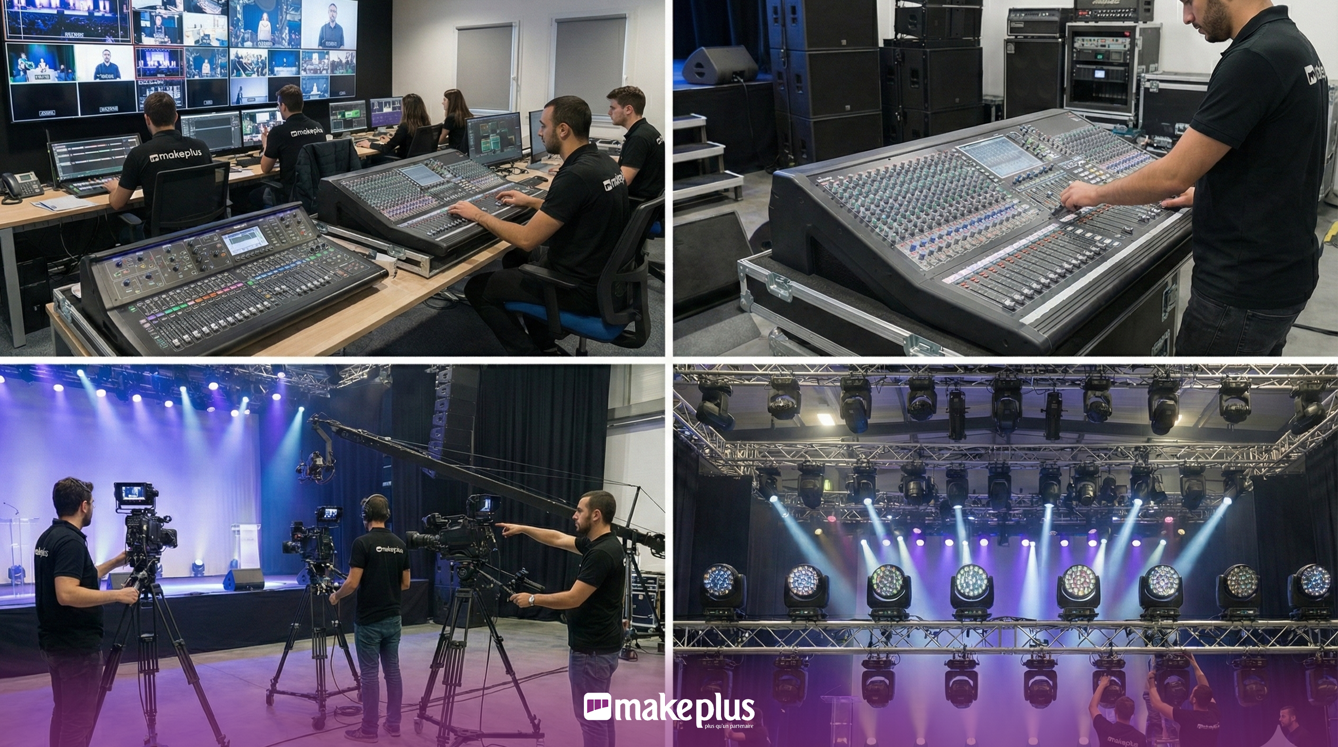 Plateau technique & régie audiovisuelle